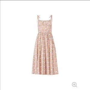 MDS Stripes Floral Cami Dress